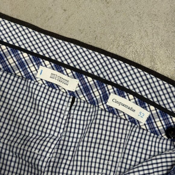 Valentini Flannel Twill Cotton Trousers Brown Pants Made in Italy Soft W 36 - Picture 5 of 10